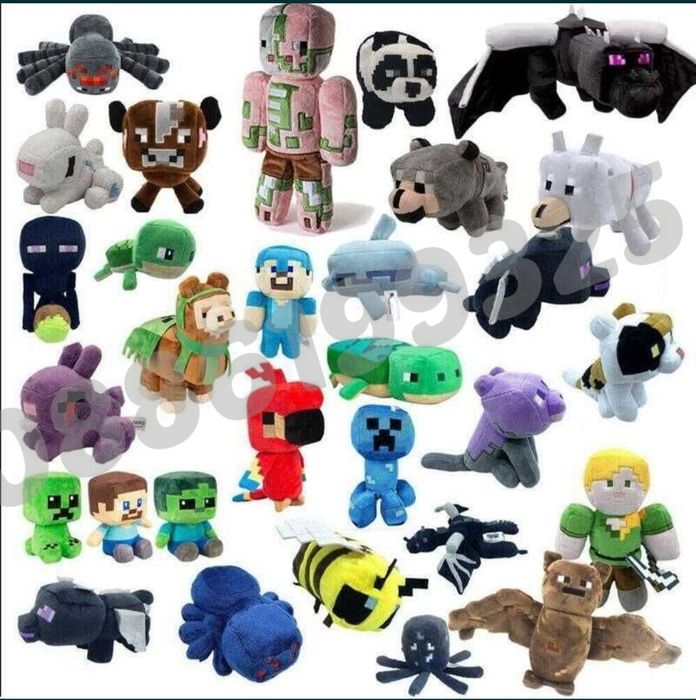 Плюшени играчки Minecraft, Майнкрафт играчки