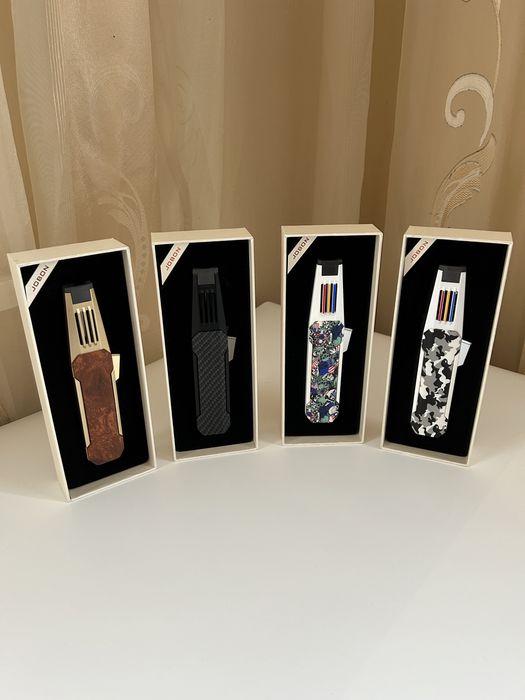 JOBON запалка за пури – мощен джет пламък, 4 цвята