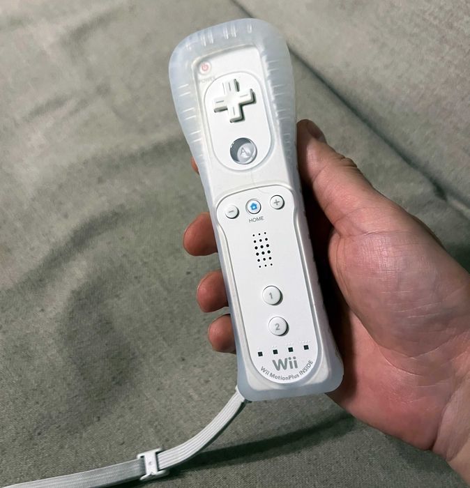 Nintendo Wii Remote Motion Plus original alb stare foarte buna