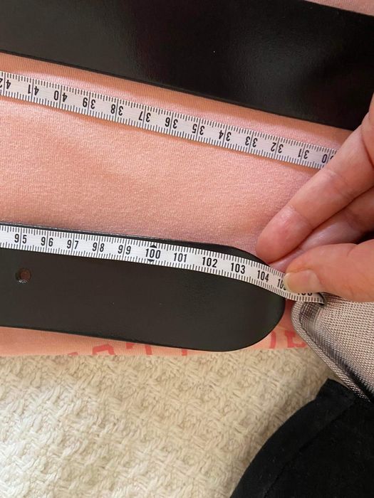 Тъмно кафяв кожен колан Esprit  Естествена кожа