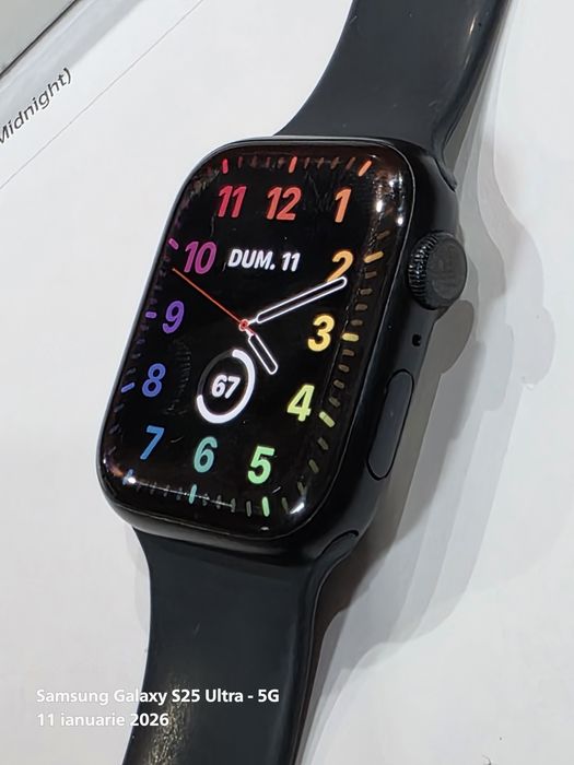 Apple Watch Seria 9 -45mm Midnight Impecabil / Garantie