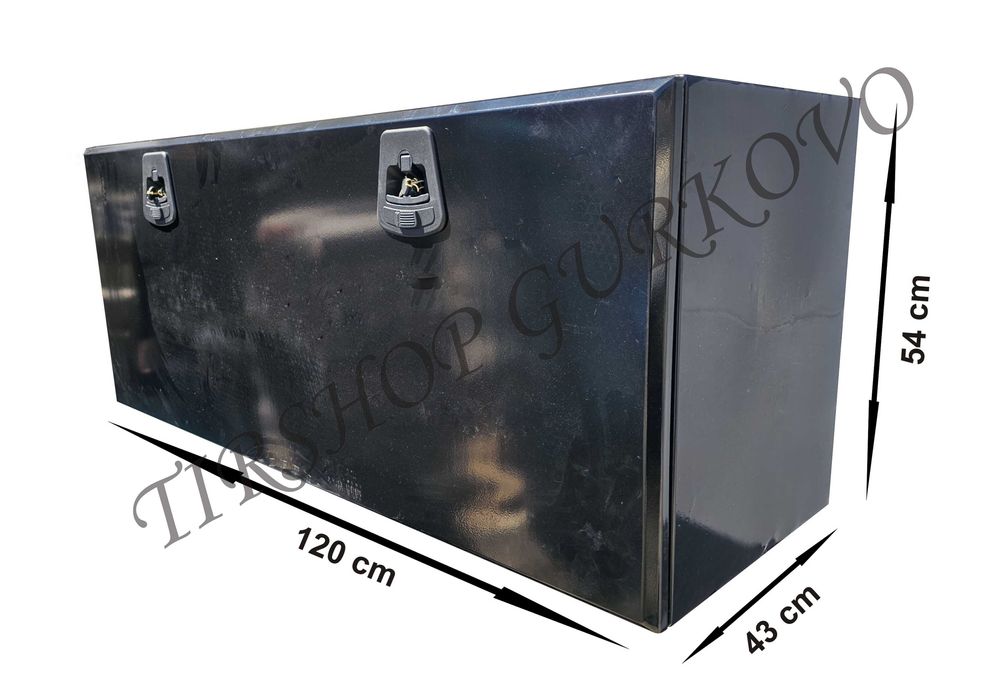 Метална кутия сандък за камиони бусове  ремаркета прахово боядисани