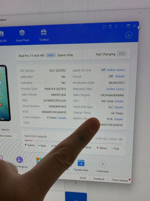 iPad Pro 11” M2 128/256GB Cellular - Diferite Conditii