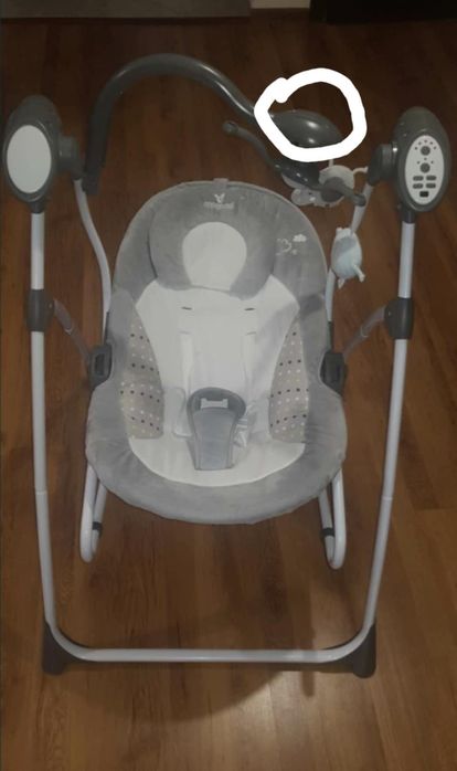 Електронна люлка шезлонг