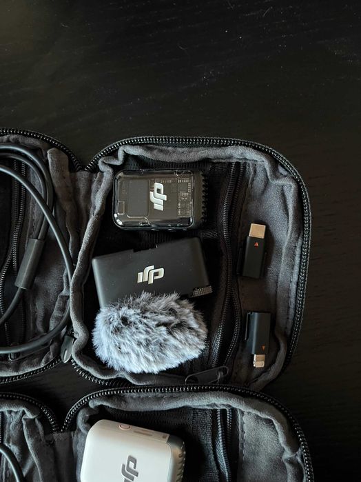 DJI Mic 2 Wireless Lavalier 2 Transmițătoare (Alb + Negru) + Receiver