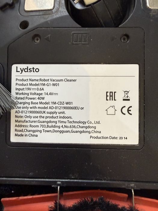 Робот-пылесос Lydsto G1 YM-G1-W01
