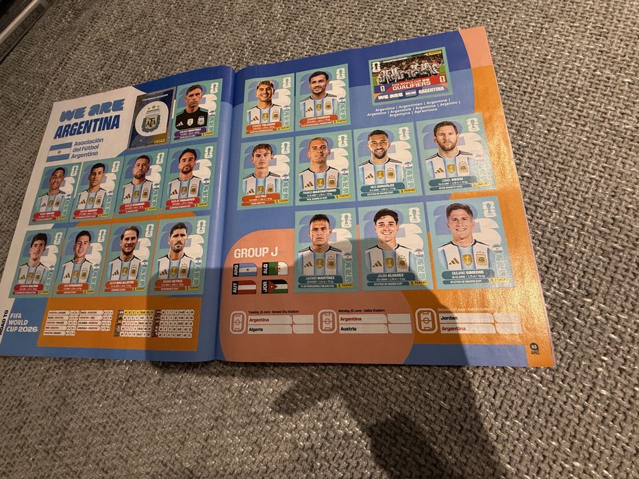 Album Panini World Cup 2026 Full Complet
