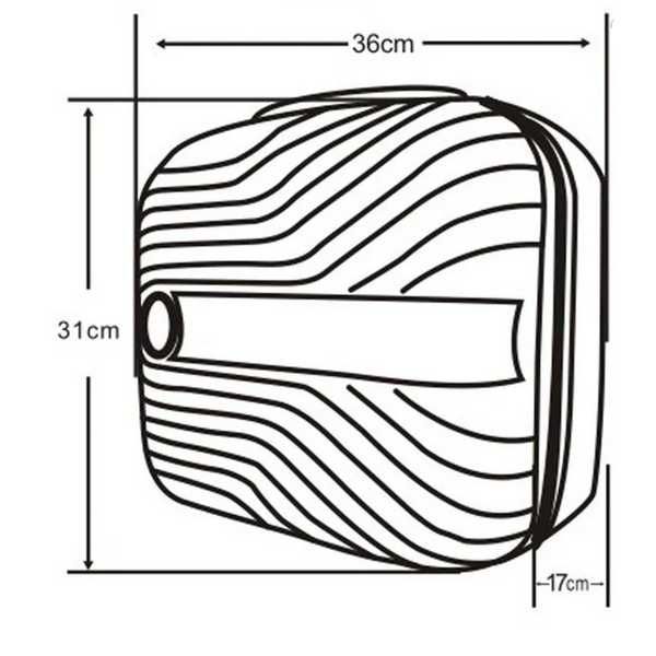 Пътна чанта Mercado Trade, Тип куфарче, Екрю