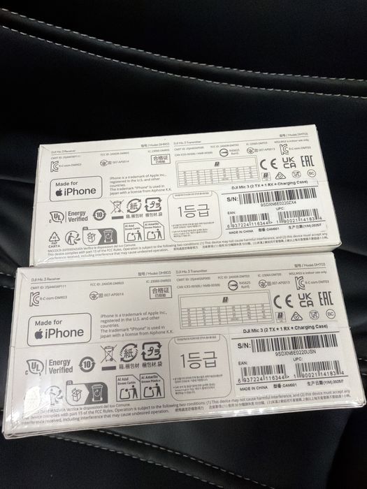 Pret fix! Kit microfon wireless dji mic 3 2tx 1rx nou sigilat