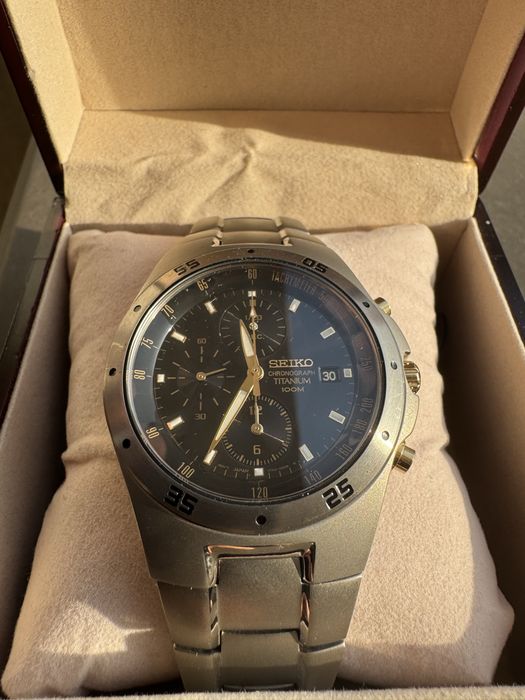 Ceas Seiko Chronograph Titanium SND451P1