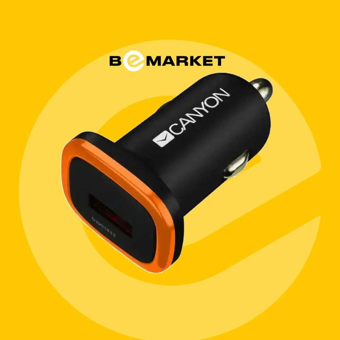Автомобильное зарядное устройство Canyon CNE-CCA01B