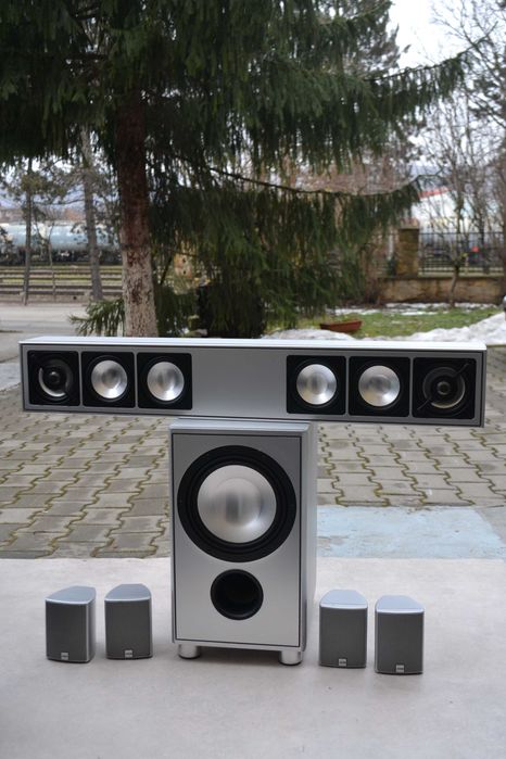 Subwoofer activ Canton Digital Movie cu Soundbar, 4 sateliti