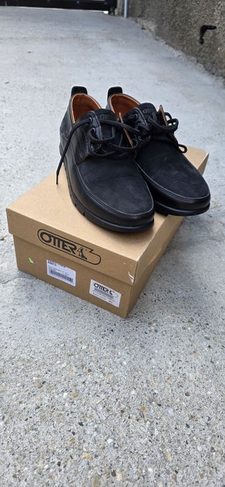 Pantofi barbatesti Otter din piele naturala