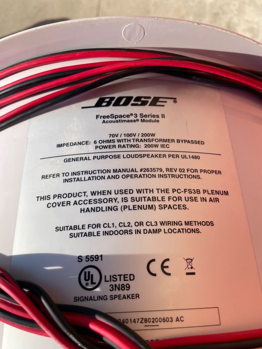 Vand sistem audio bose