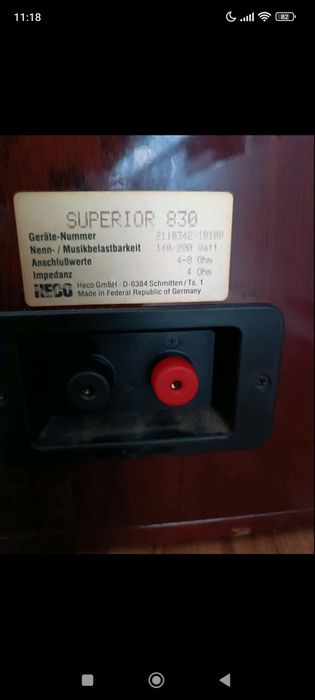 Подови тонколони Heco Superior 830