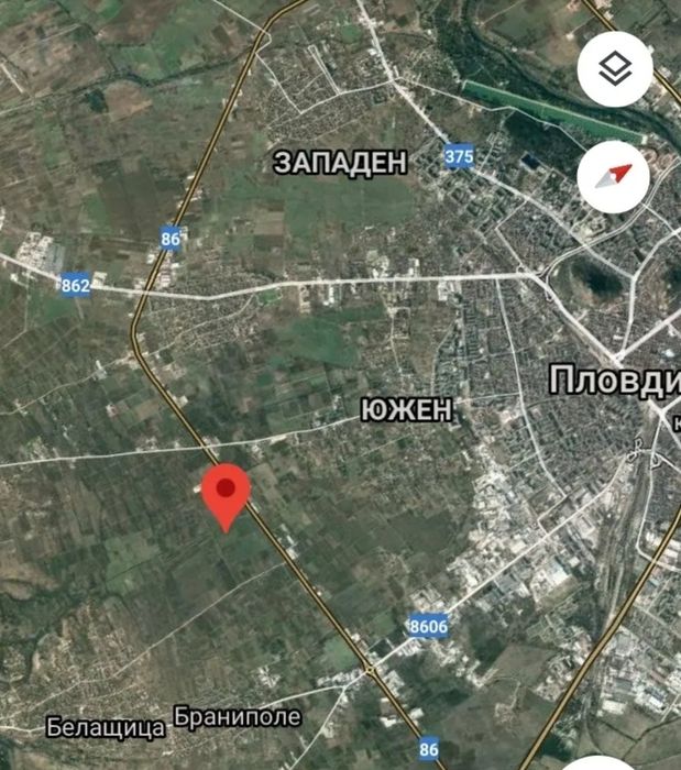 Продава се Парцел в Пловдив, Каменица 1 - 4900 кв.м за 41 €/кв.м - Снимка #1