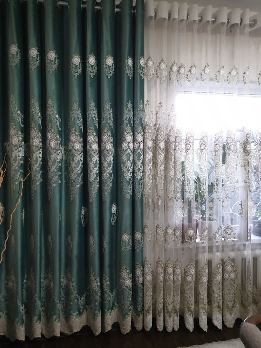 Шторы с занавеской