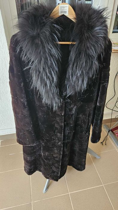 Haina de blana naturala de vizon