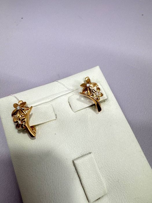 Золотые серьги СР26822