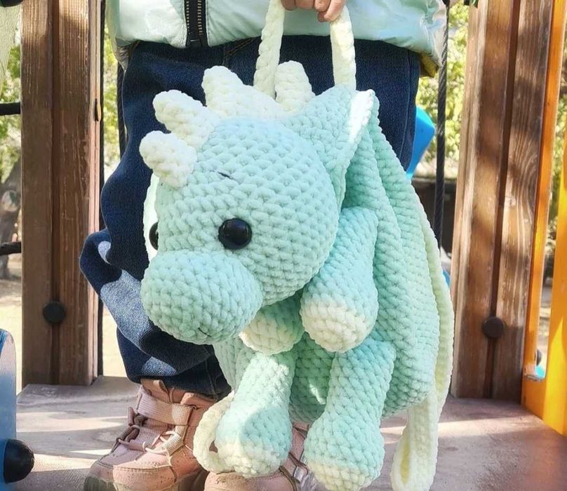 Плетени пухкави раници