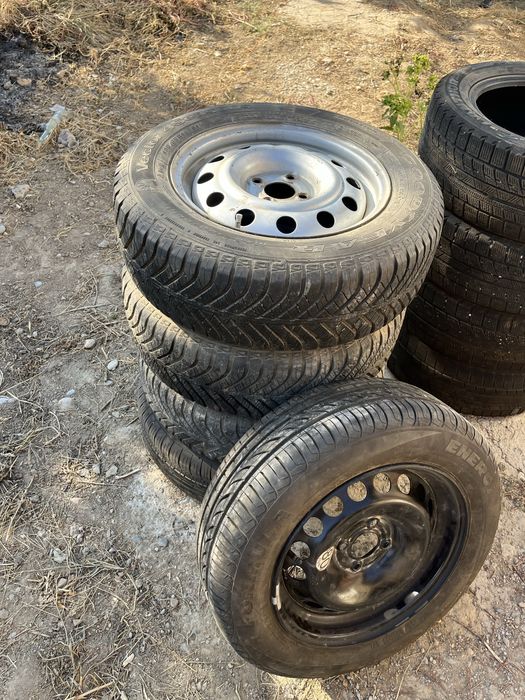 Зимние шины 195/65 R15 на дисках — 5 шт., комплект