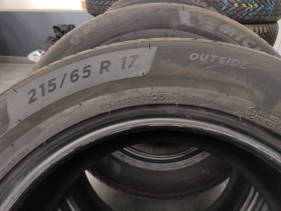 4бр Нови Демо Летни Гуми 215 65 17 - Michelin - DOT 2022 -