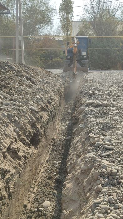 Траншей казиш Канализатся казиш