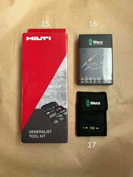 Инструменти WERA / WURTH / FACOM / HILTI