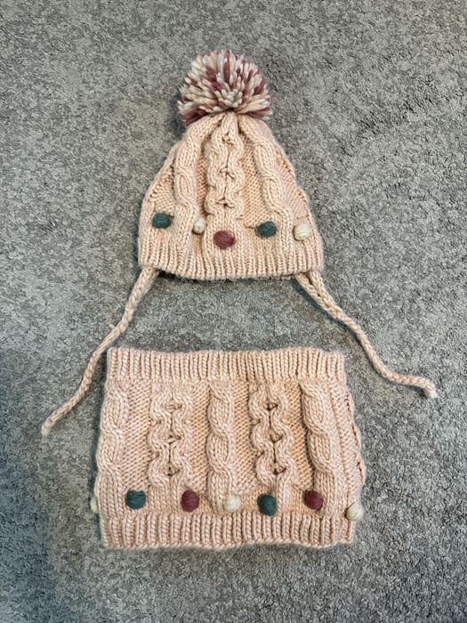 Set caciula si fular Zara