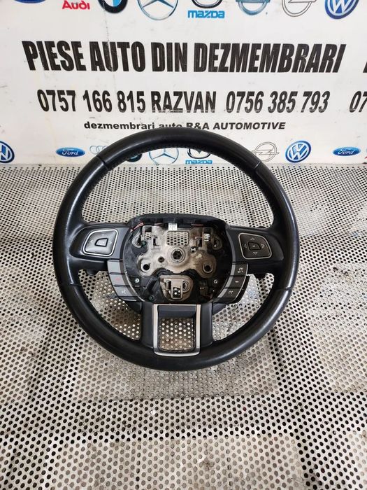 Volan Din Piele Cu Comenzi Si Padele Range Rover Evoque Facelift An 2015-2016-2017-2018-2019 Impeca