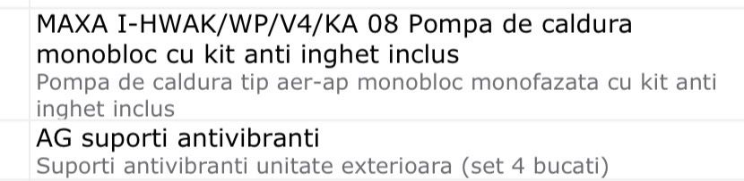 Pompa de caldura aer-apa Maxa 8kw defecta