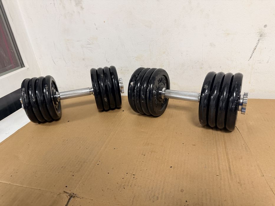 Gantere reglabile noi set yy45 kg. 22,5 kg+22,5 kg=45 kg pret promo 450 lei