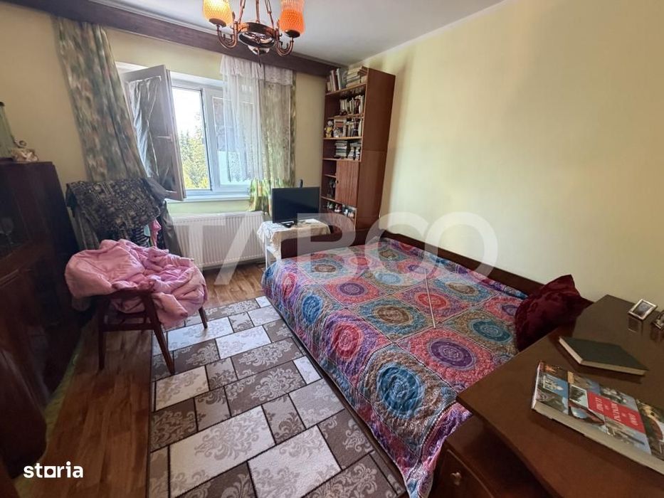 Apartament decomandat 3 camere 2 bai complet mobilat utilat etaj 3