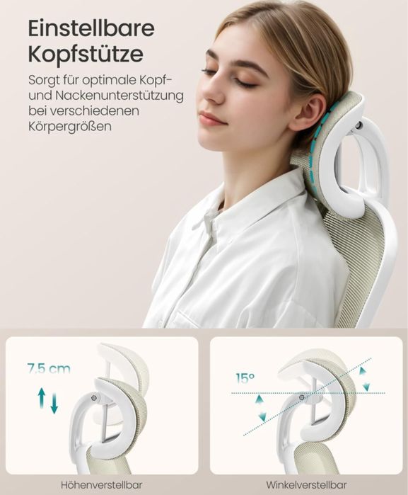 Ергономичен офис стол SONGMICS