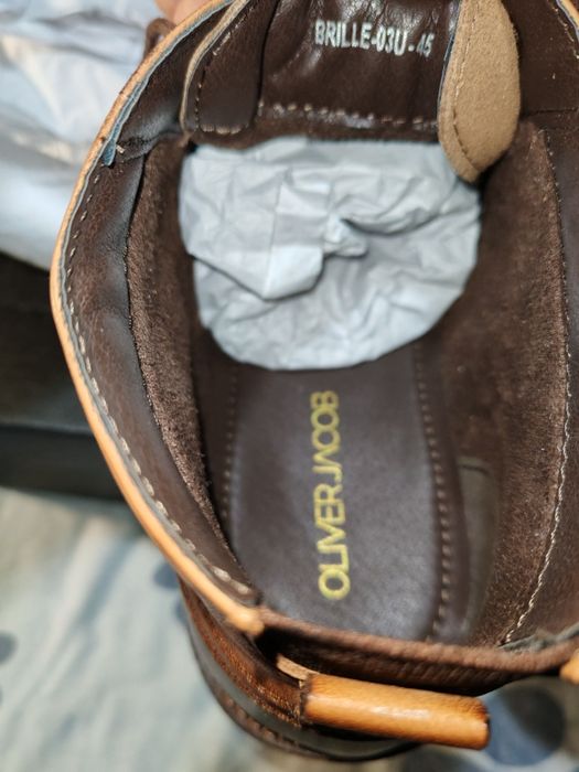 Удобни мъжки кларкове от естествена кожа Oliver Jacob № 45