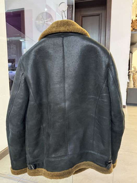 Jacketa din blana de miel merino