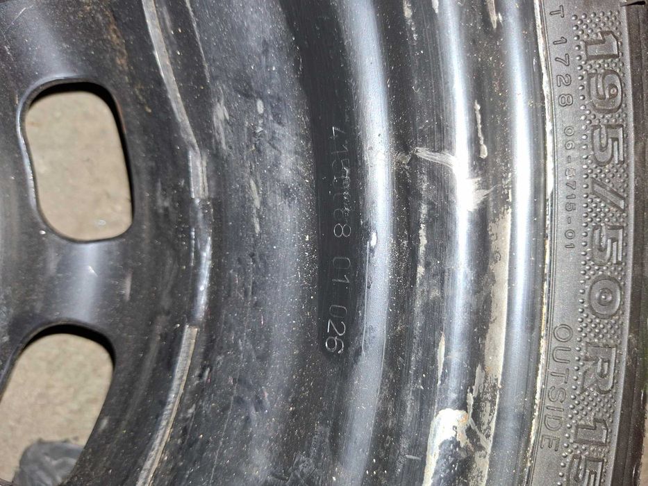 Желязна джанта с Резервна гума Michelin 15" за Мерцедес А170