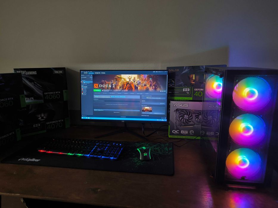 Игровой Компьютер с монитор 24 дюймов