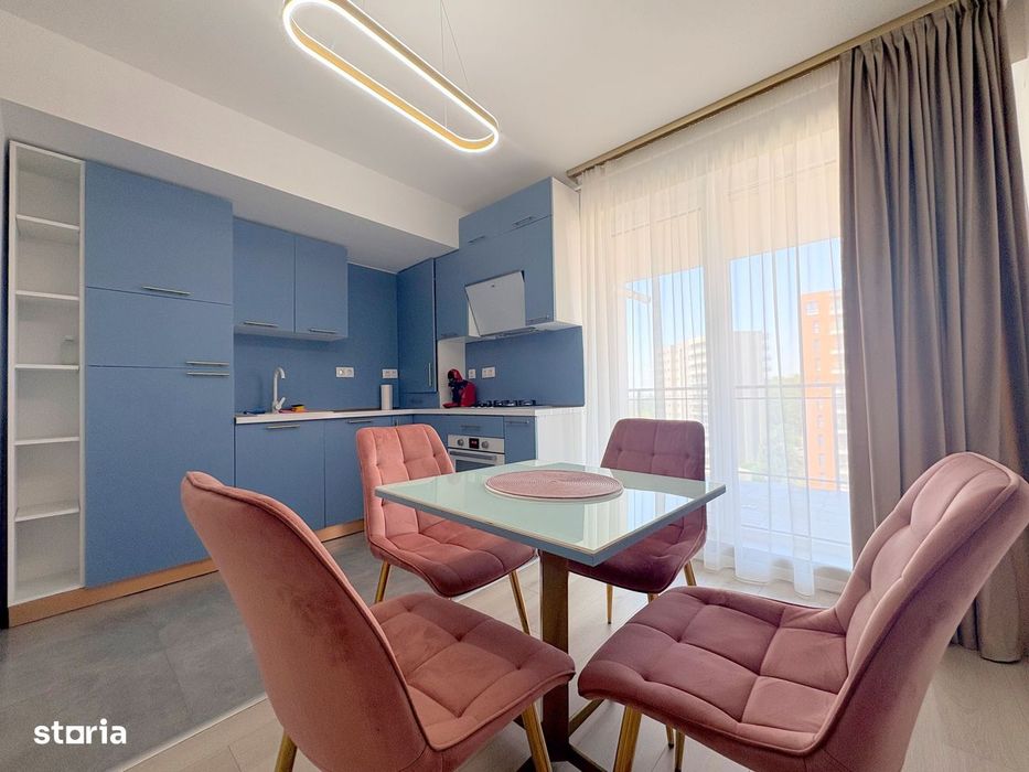 3 camere, mobilat si utilat, parcare inclusa - 550 euro