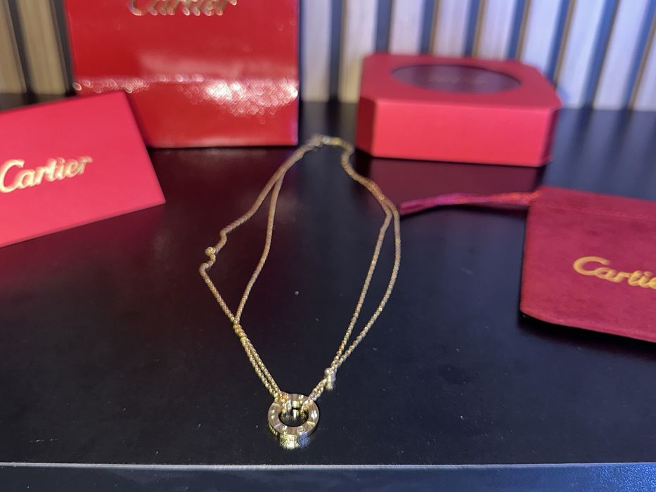 Дамско Колие с Висулка Cartier LOVE с опаковка и аксесоари