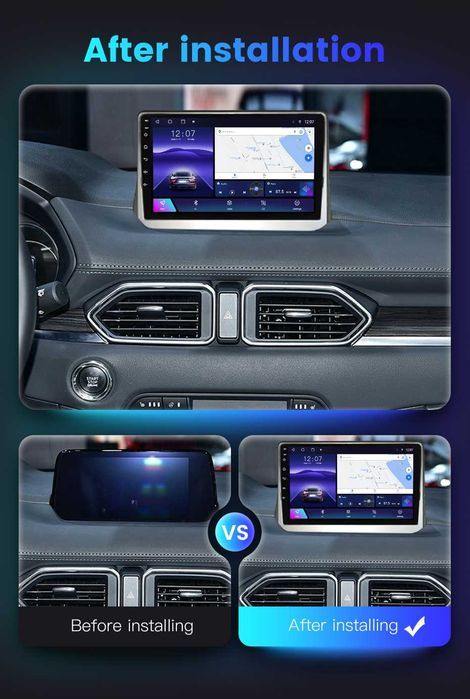 NAVIGATIE Android 14 Mazda CX-5 2017-2021 1/8 Gb Waze CarPlay + CAMERA