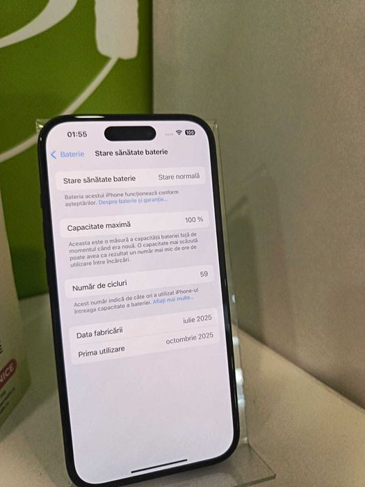 (AG41) Telefon Apple iPhone 15 b5885 Garantie 2 ani