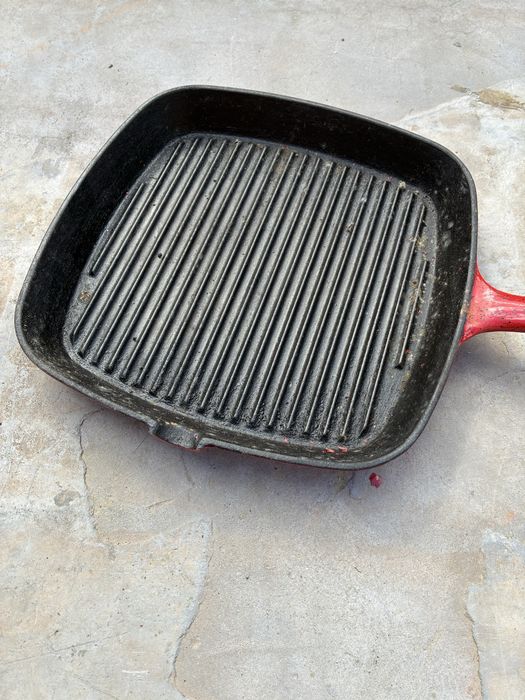 Tigaie fonta grill 24cm