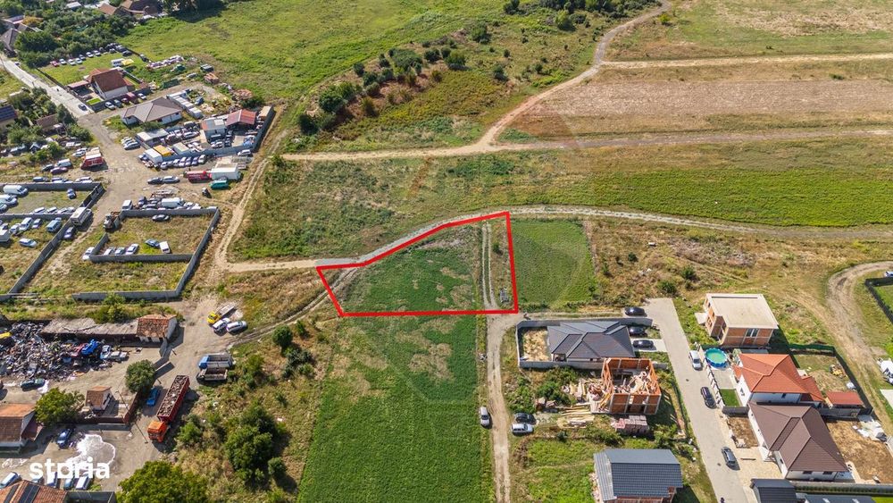 Teren 1237 mp cu PUZ aprobat de vanzare Bujac,Arad