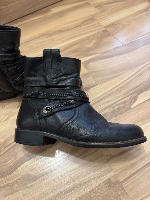 Боти естествена кожа