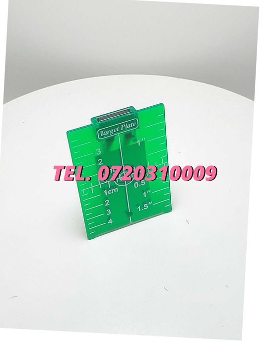 Placa Tinta Pentru Nivele Laser Plastic Verde Neo