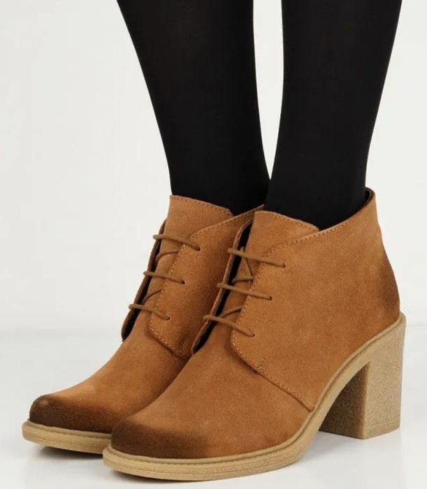 Botine Bata piele naturala intoarsa 38