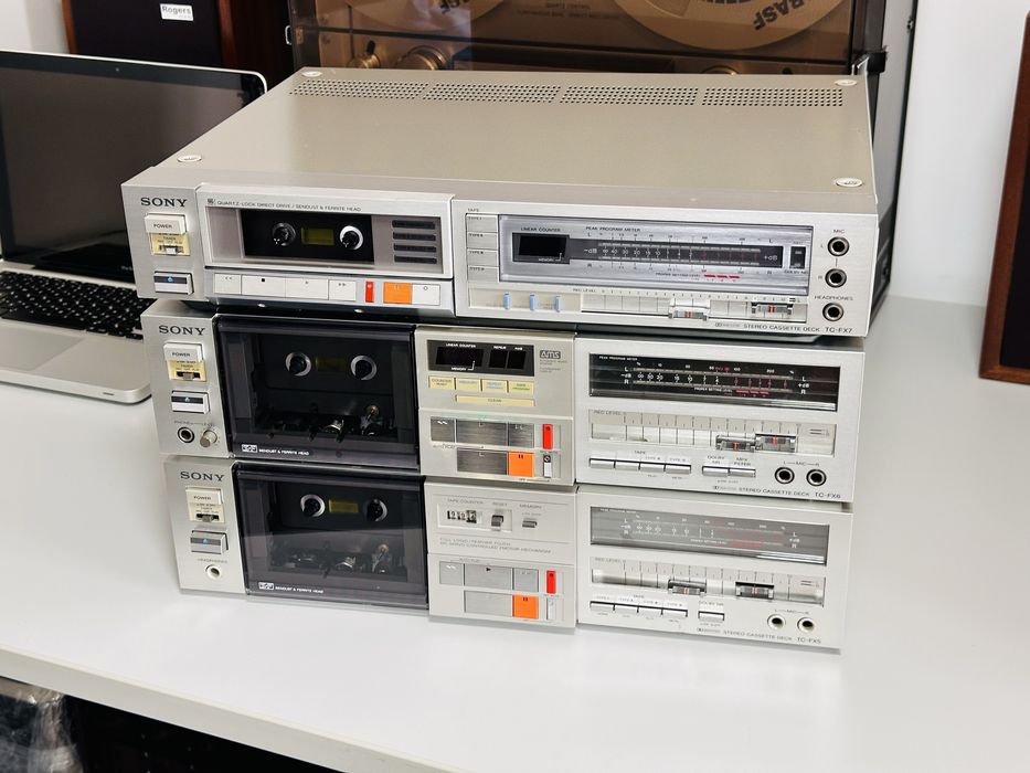 Deck de colecție SONY TC-FX6,mpx,Capuri Sendust&ferrite,servisat,Japan