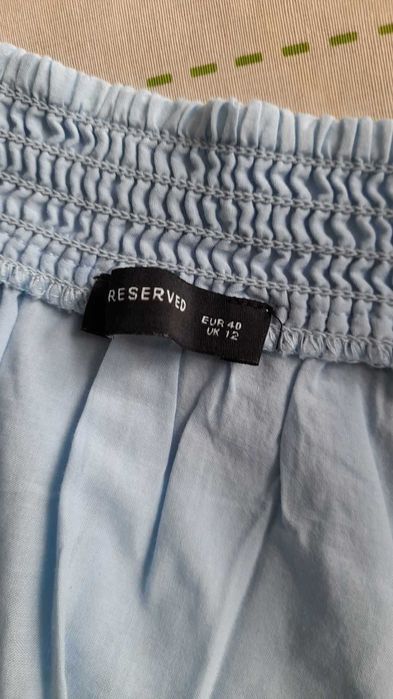 Bluza dama din panza brodata „ Reserved” marimea 40