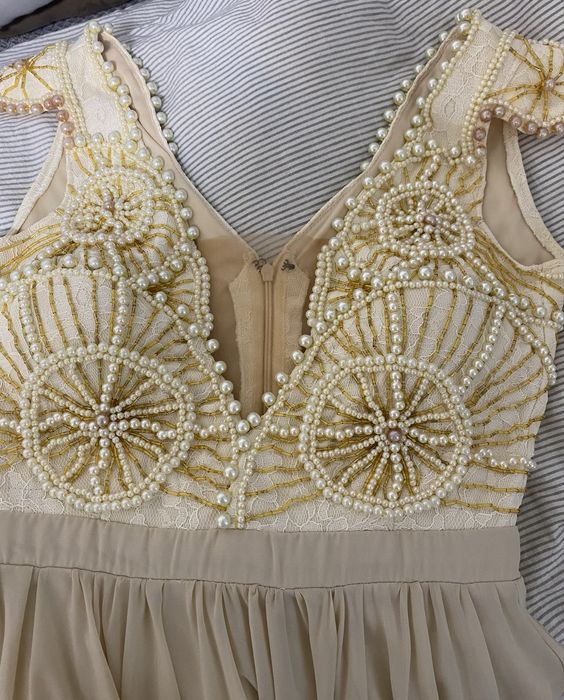 Rochie de ocazie lucrata manual! Marime s